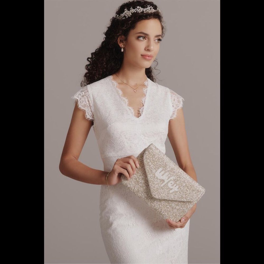 Gianna Silver Crye Wreath Headband